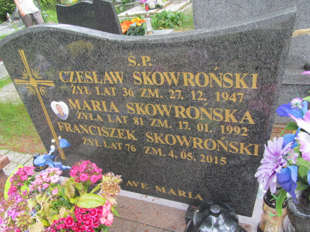 Czesław Skowroński Włocławek Michelin - Grobonet - Wyszukiwarka osób pochowanych