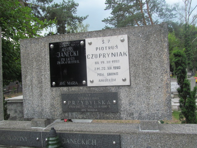 Alfons Janecki Włocławek Michelin - Grobonet - Wyszukiwarka osób pochowanych