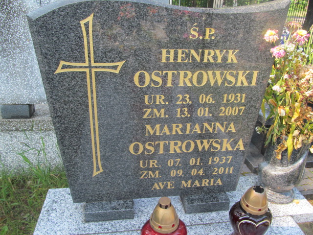 Henryk Ostrowski 1931 Włocławek Michelin - Grobonet - Wyszukiwarka osób pochowanych