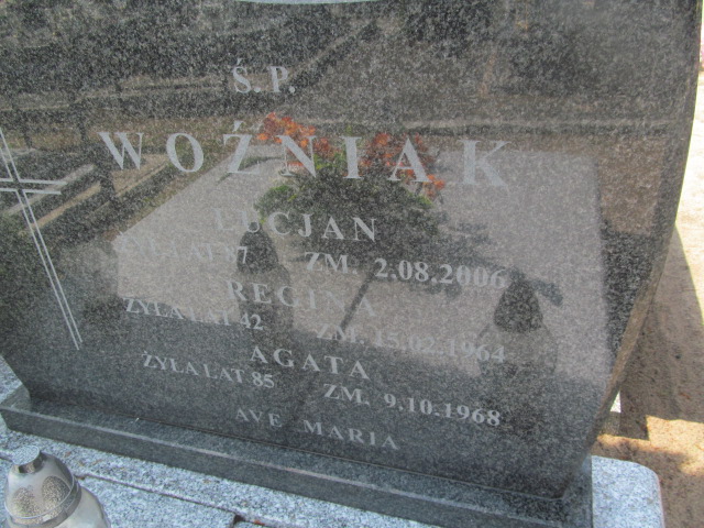 Regina Woźniak Włocławek Michelin - Grobonet - Wyszukiwarka osób pochowanych