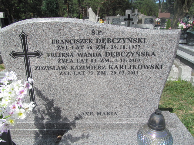 Franciszek Dębczyński Włocławek Michelin - Grobonet - Wyszukiwarka osób pochowanych