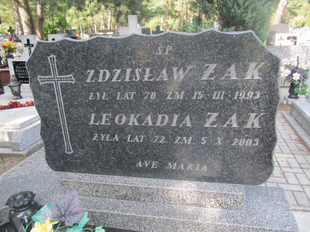 Zdzisław Żak Włocławek Michelin - Grobonet - Wyszukiwarka osób pochowanych