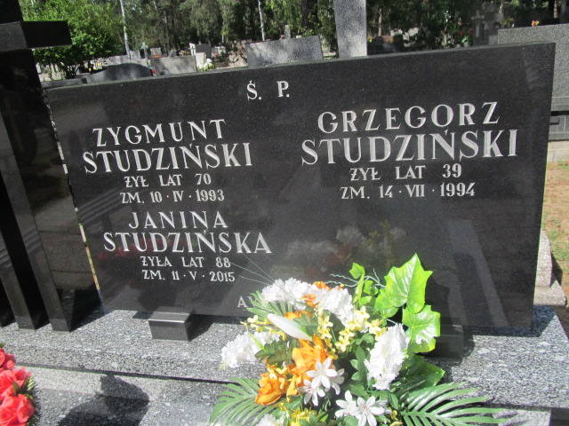 Grób Janina Studzińska