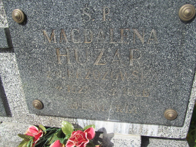 Magdalena Huzar 1921 Włocławek Michelin - Grobonet - Wyszukiwarka osób pochowanych