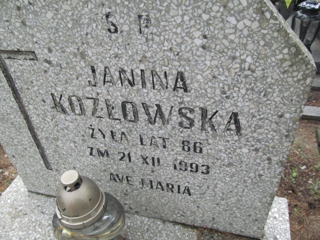 Janina Kozłowska Włocławek Michelin - Grobonet - Wyszukiwarka osób pochowanych