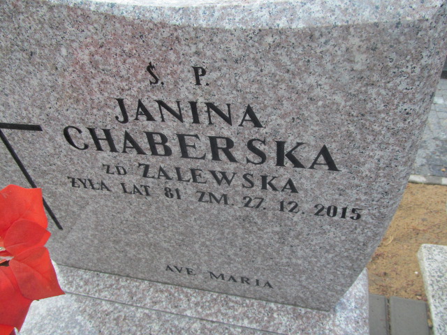 Janina Chaberska Włocławek Michelin - Grobonet - Wyszukiwarka osób pochowanych