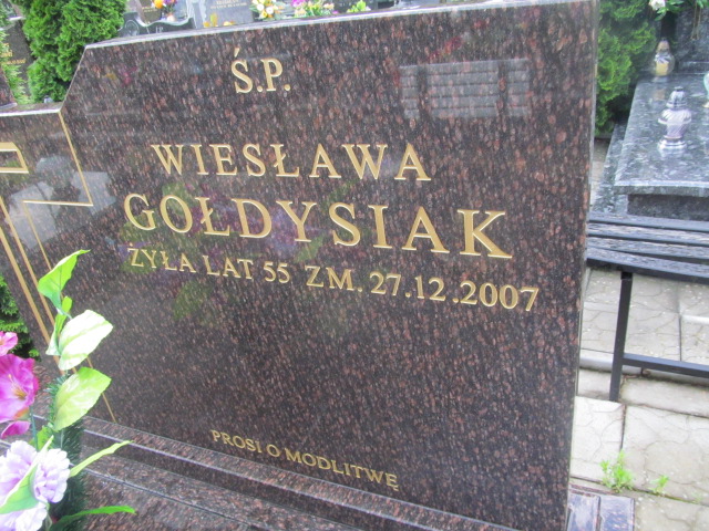 Wiesława Gołdysiak Włocławek Michelin - Grobonet - Wyszukiwarka osób pochowanych