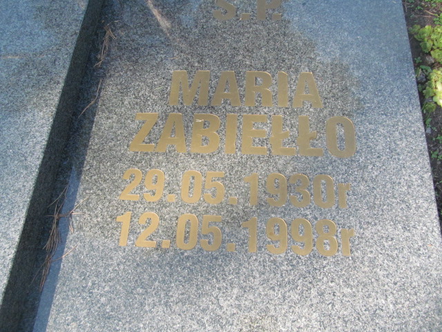 Grób Maria Zabiełło