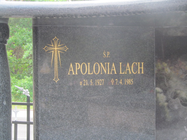 Apolonia Lach 1927 Włocławek Michelin - Grobonet - Wyszukiwarka osób pochowanych